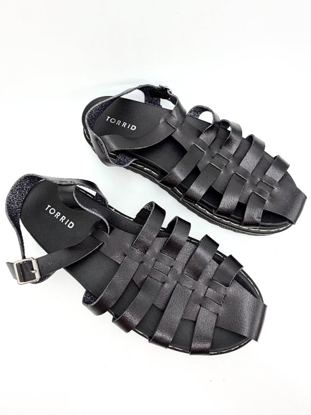 New Torrid Black Platform Gladiator Sandals - Size 11